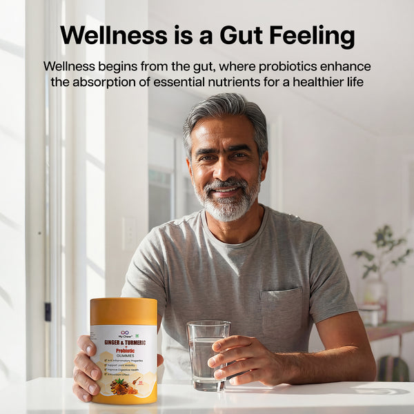 Ginger & Turmeric + Probiotic Gummies