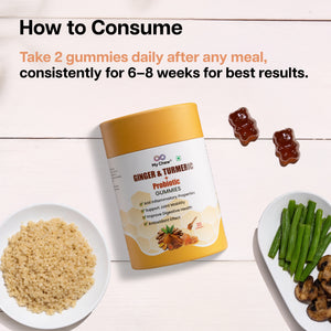 Ginger & Turmeric + Probiotic Gummies